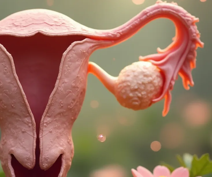 Imagen del aparato reproductor femenino