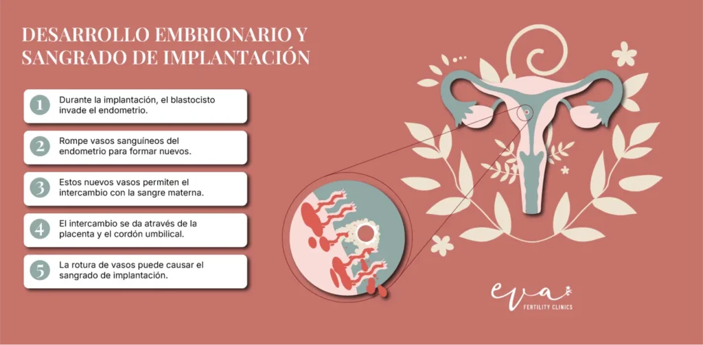 Sangrado implantación